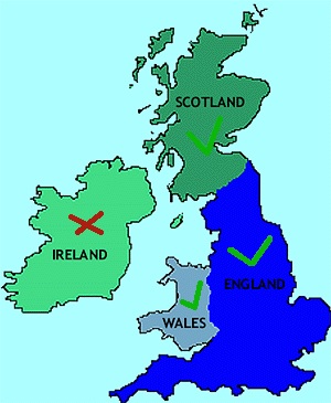 Great Britain regions